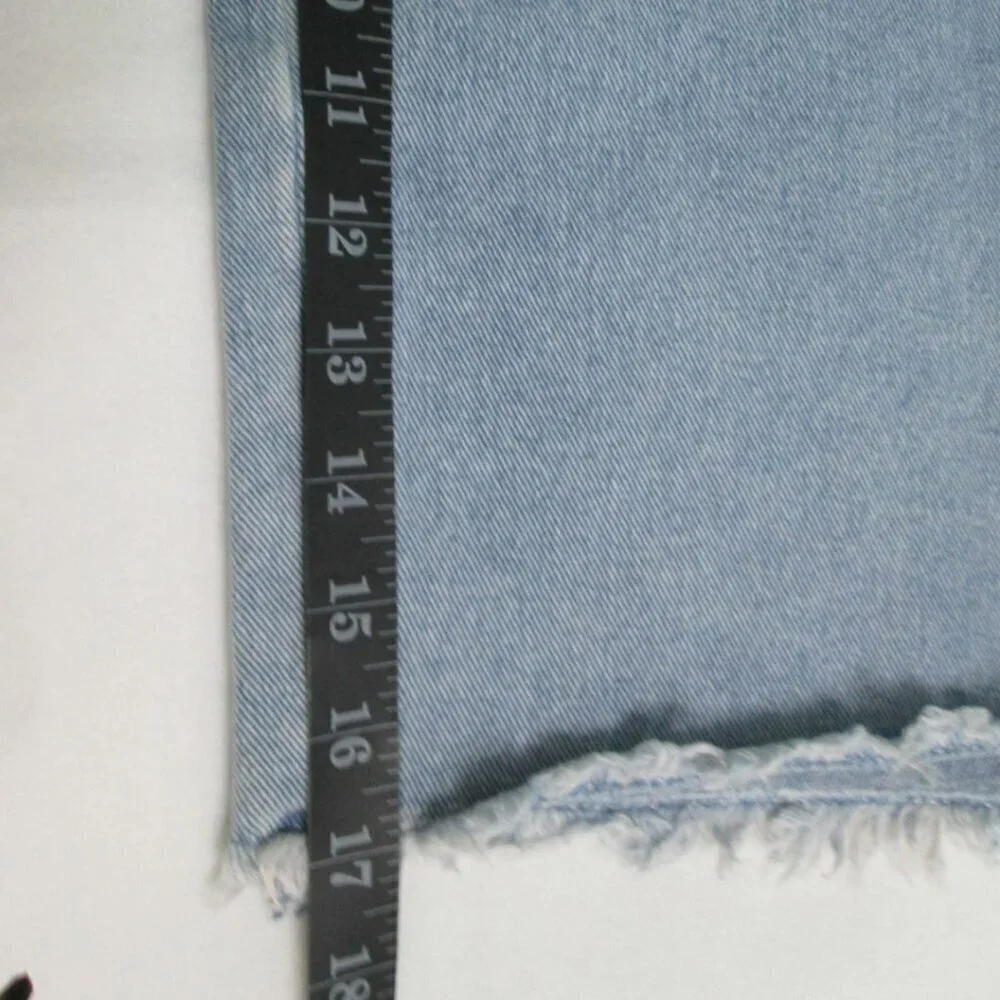 Billabong Long Time Mid-Rise Cotton Denim Shorts-Denim-24-NWT